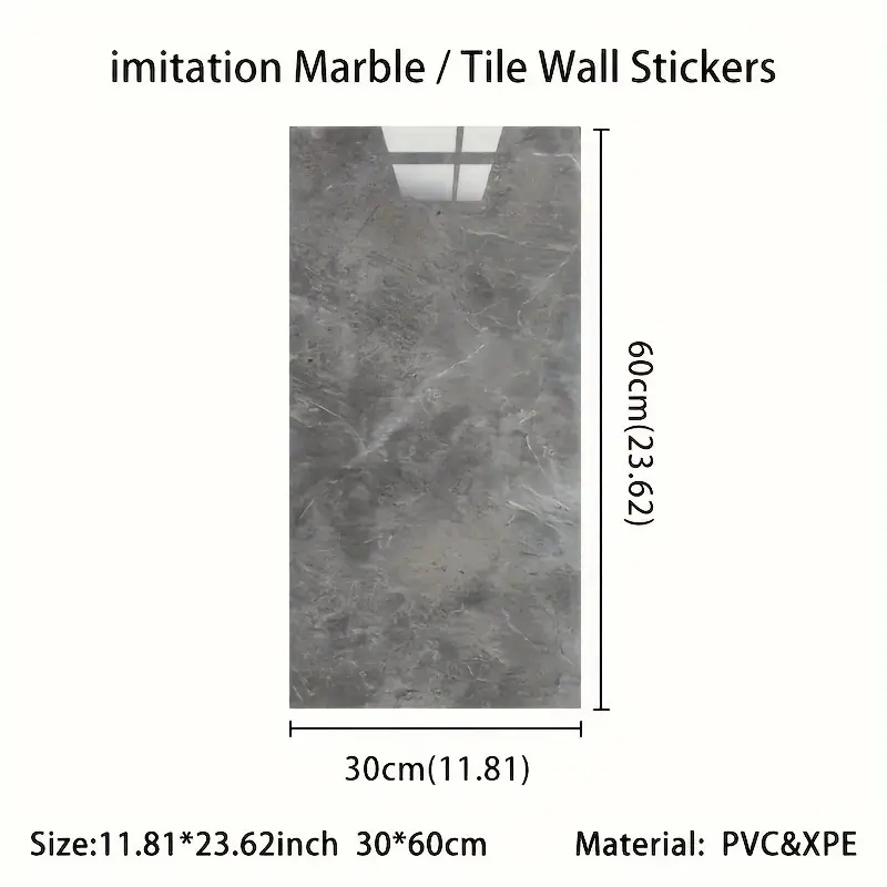 30cm*60cm Imitation Marble Til - đánh giá và giá Pvc Panel Background