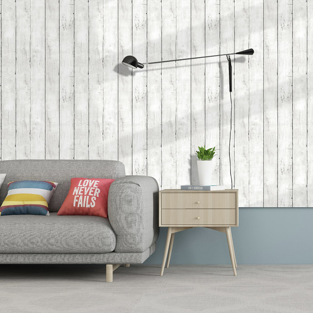 Retro Style White Wood Grain M - đánh giá và giá Pvc Panel Background